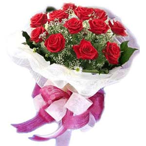  Aydın incir çiçek çiçek satışı  11 adet kırmızı güllerden buket modeli