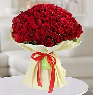 101 adet kırmızı gül buketi koca demet  Aydın incir çiçek internetten çiçek siparişi 