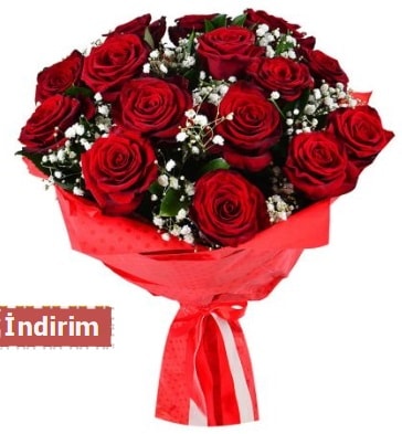 12 Adet kırmızı aşk gülleri  Aydın incir çiçek çiçek satışı 